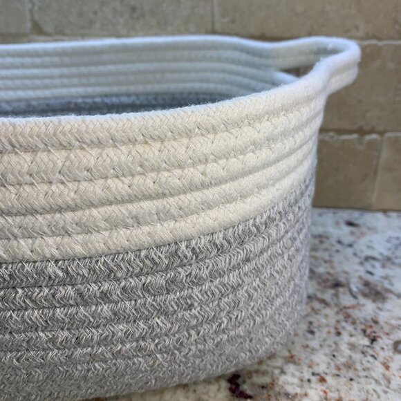 Other - Rope Cotton Basket - NWOT